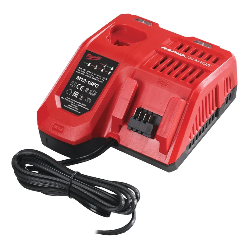 Milwaukee M18 FBLG3-802 Akku-Laubgebläse (mit 2x M18 FB8 FORGE Akku 8 Ah, Ladegerät M12-18 FC)
