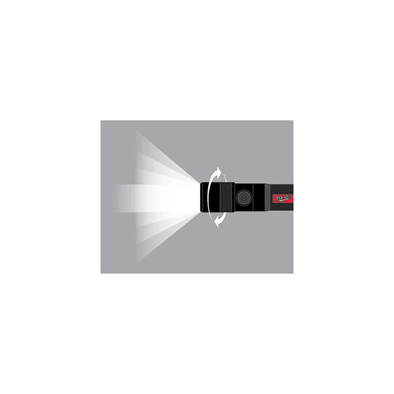 Milwaukee USB-Akku-Taschenlampe L4 TMLED-301 (Max. Leuchtkraft: 1100 Lumen, Leuchtweite: 175 m, inkl. 3,0 Ah Akku)
