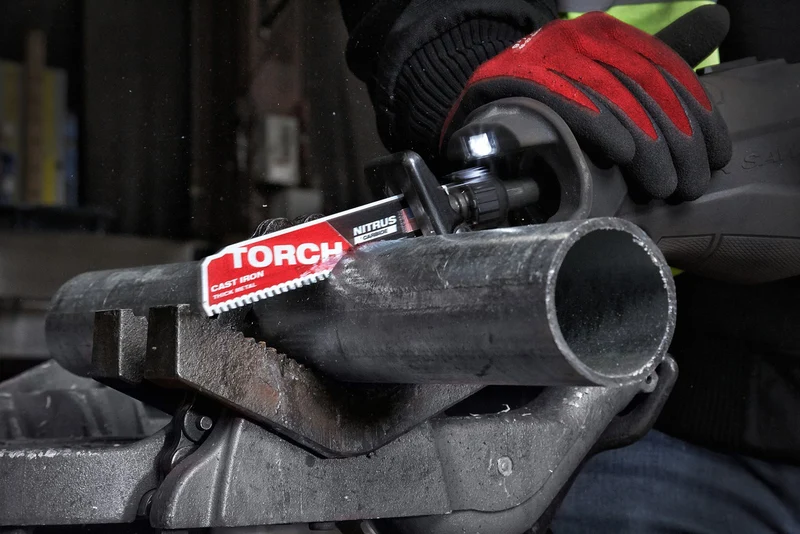 Milwaukee Säbelsägeblatt 150 mm mit 8 TPI für Metall (TORCH mit NITRUS Carbide HM Verzahnung)