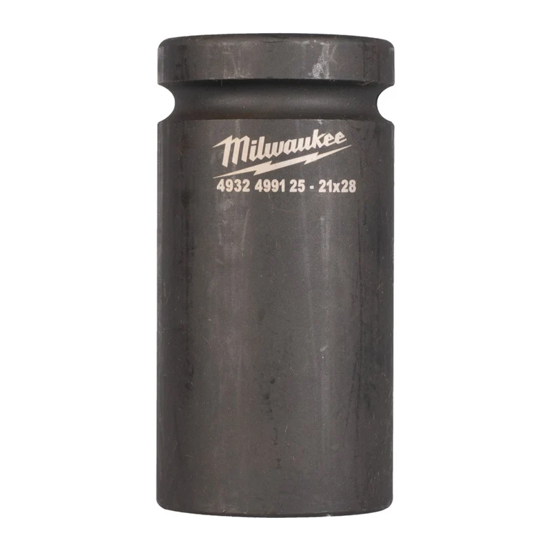 Milwaukee Shockwave Schlagnuss 1" 21x28 mm lang für Gleisbau (4932499125)