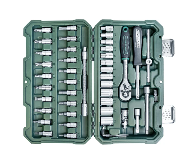 Steckschlüsselsatz 1/4", 46-tlg.,