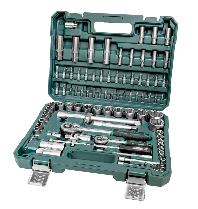 Steckschlüsselsatz 1/4"+1/2" 94-tlg.,