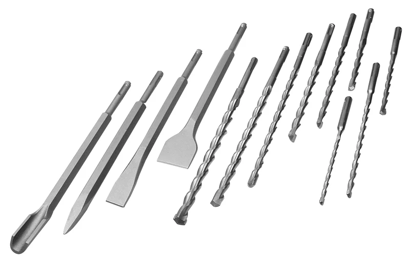 SDS-Bohrer- und Meisselsatz, 13-tlg.