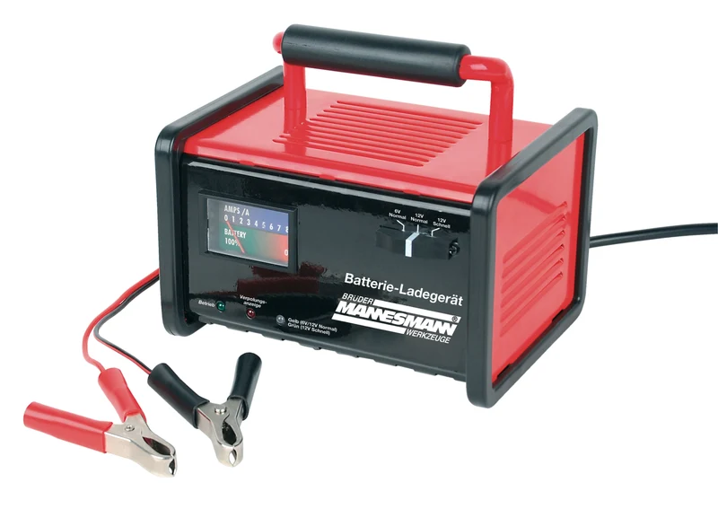 Batterie Ladegerät 6/12 V, 2/8 Amp. RMS