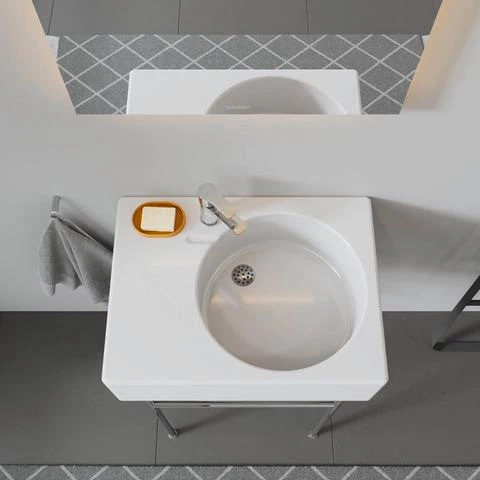 DURAVIT Metallkonsole Scola für 068460/068560 Chrom – Design Classics Möbelgestell