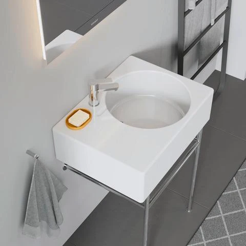 DURAVIT Metallkonsole Scola für 068460/068560 Chrom – Design Classics Möbelgestell