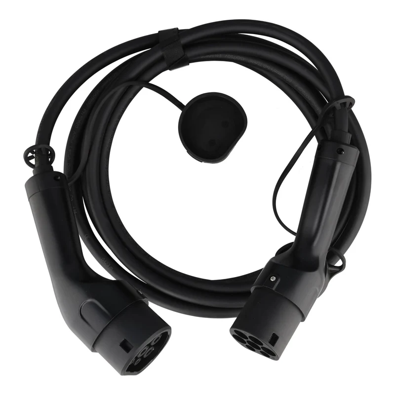 AccuCell 22KW Ladekabel für e-Auto - Elektroauto, 7,5 Meter Anschlussart Typ 2 auf Typ 2 EU Norm 62196 EV charging cable IP65