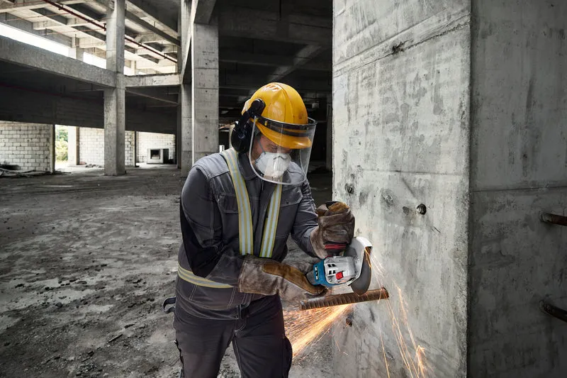 Bosch Professional GWS 18V-11 S Akku-Winkelschleifer (Scheiben-Ø: 125 mm, Regelbare Drehzahl, Solo in L-BOXX 136)
