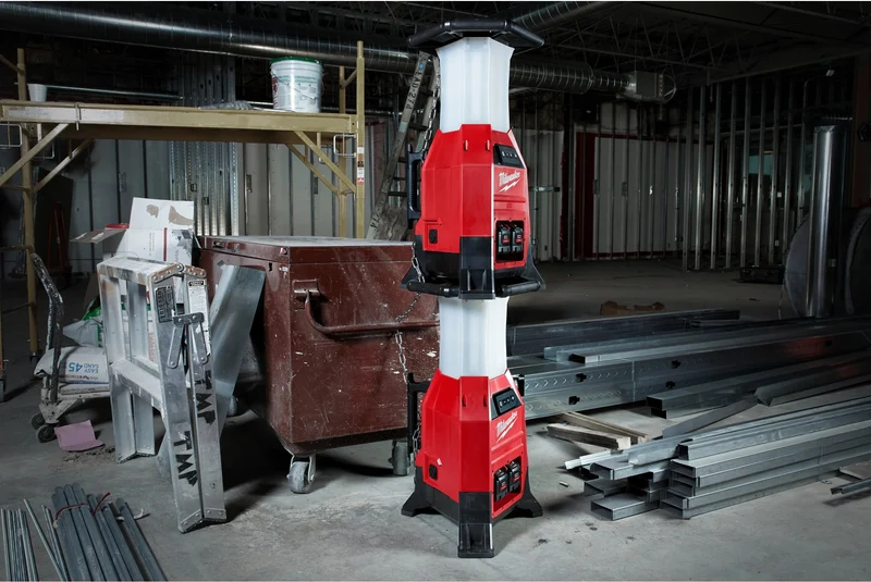 Milwaukee M18 ONESLDP-0 Hybrid-Akku-Standleuchte 9000 Lumen ohne Akku/Lader (4933459160)