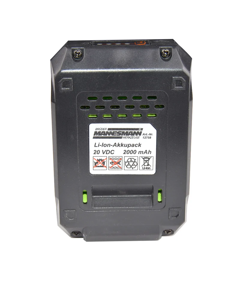 ERSATZ LI-BATTERIE 2AH für Nass- und Trockensauger M 12755