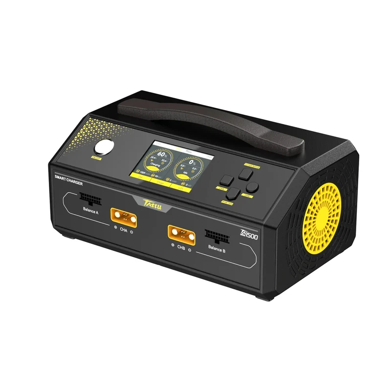 TATTU TA1500 Zweikanal-Smart-Ladegerät 30A / 1500W | Für 6-14S LiPo/LiHV/LiUHV-Smart-Akkus