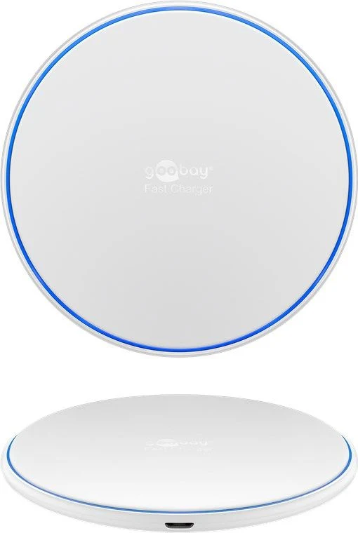 Goobay Kabelloses Schnellladegerät 10 W - geeignet für Smartphones und Geräte mit Qi-Standard
