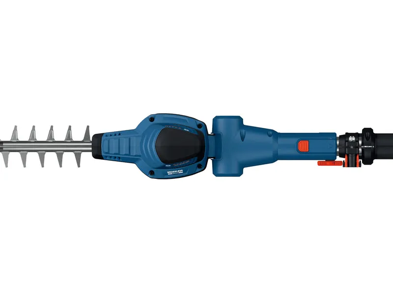 Bosch Akku-Teleskop-Heckenschere GHE 18V-50 TP (2,5 m Teleskopstange, 50 cm Messerlänge, Solo, inkl. Schultergurt)