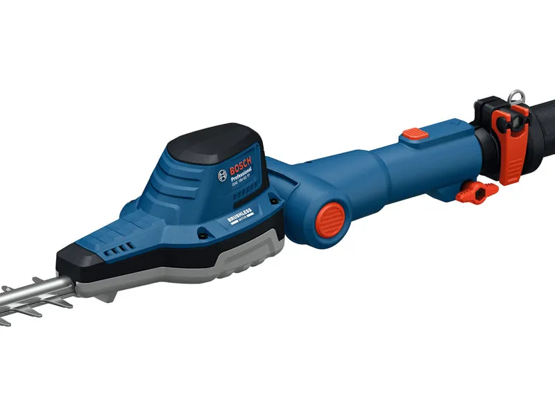 Bosch Akku-Teleskop-Heckenschere GHE 18V-50 TP (2,5 m Teleskopstange, 50 cm Messerlänge, Solo, inkl. Schultergurt)