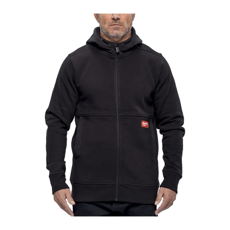 Milwaukee Gridiron Full-Zip-Kapuzenpullover WHZBL schwarz Gr. M