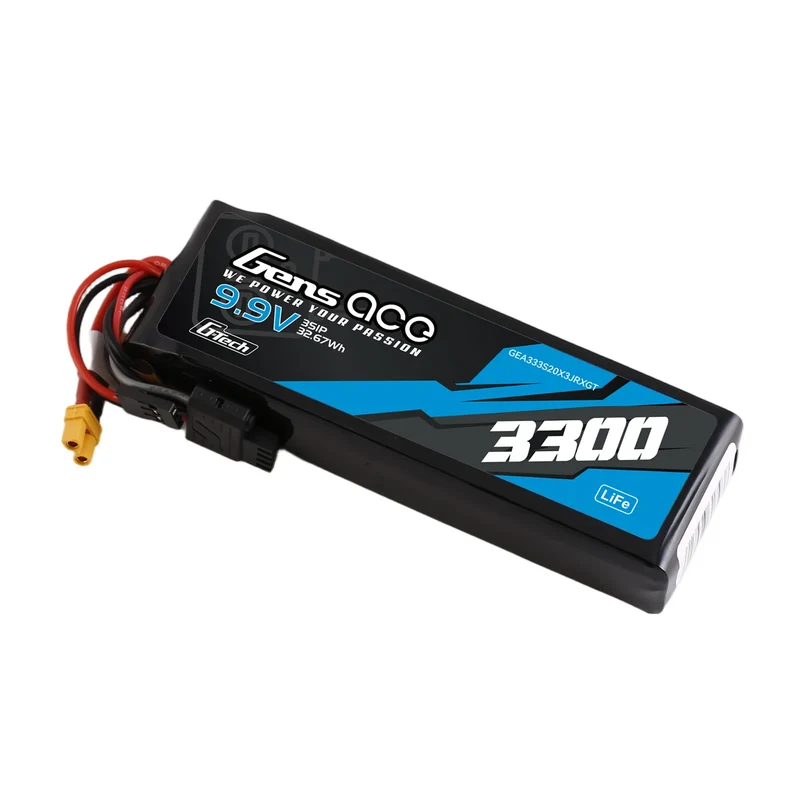 Gens ace Mini G-Tech 3300mAh 9,9V 3S 20C Li-Fe-Akku mit XT30 für Empfänger
