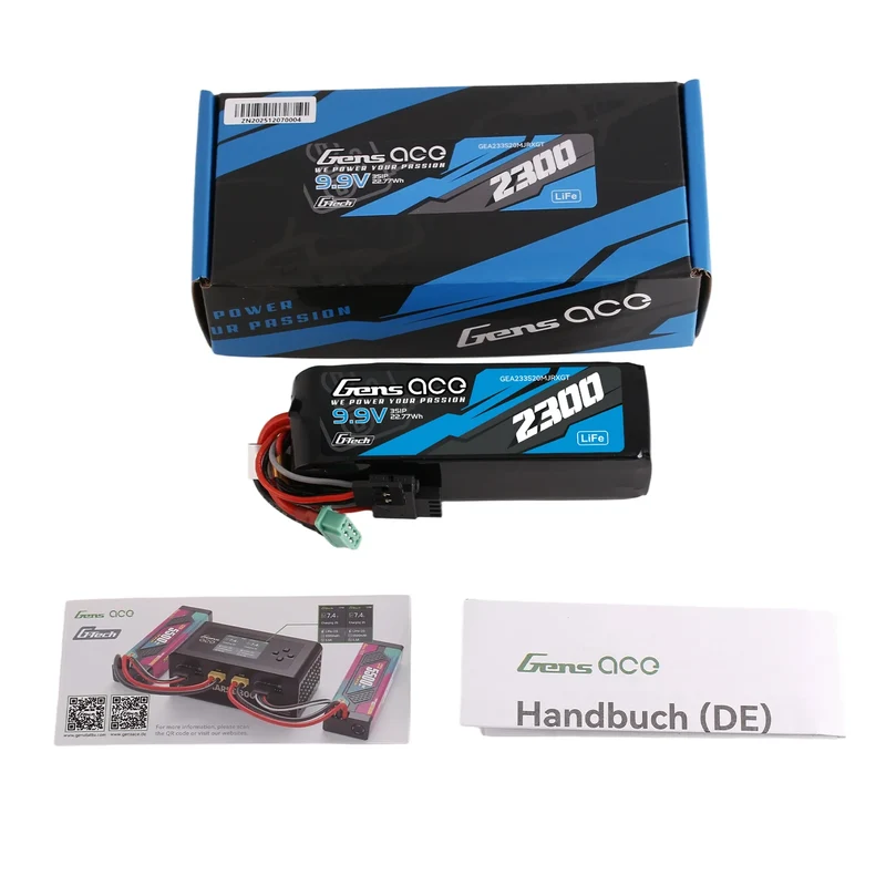 Gens ace Mini G-Tech 2300mAh 9,9V 3S 20C Li-Fe-Akku für Empfänger