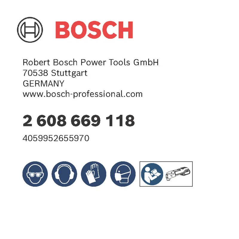 Bosch PRO Segmentsägeblatt ACZ 100 BB (Starlock, für Holz mit Nägeln & Kompaktlaminat-Vinyl, 100 mm)