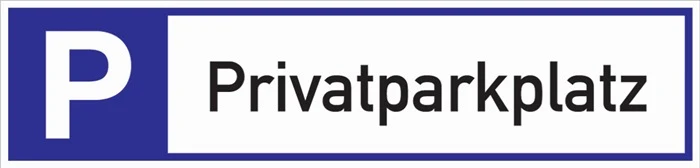 Parkplatzbeschilderung Privatparkplatz ( 3000277695 )