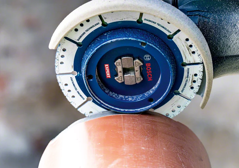 Bosch EXPERT Diamant Pipe Cut X-LOCK Trennscheibe Ø 125 mm (Spezialrad zum Anfasen von Rohren beim Schneiden, Multi Material)