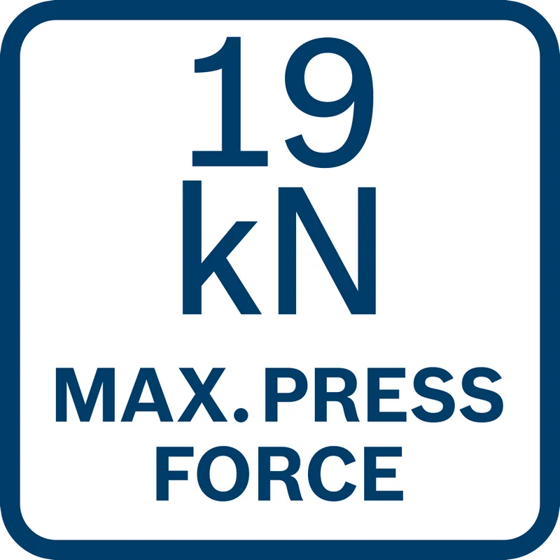 Bosch Akku-Presswerkzeug GPT 18V-19 (Solo, 19 kN Presskraft, Pressbereich 35 / 40 mm, 360 ° Kopfrotation)