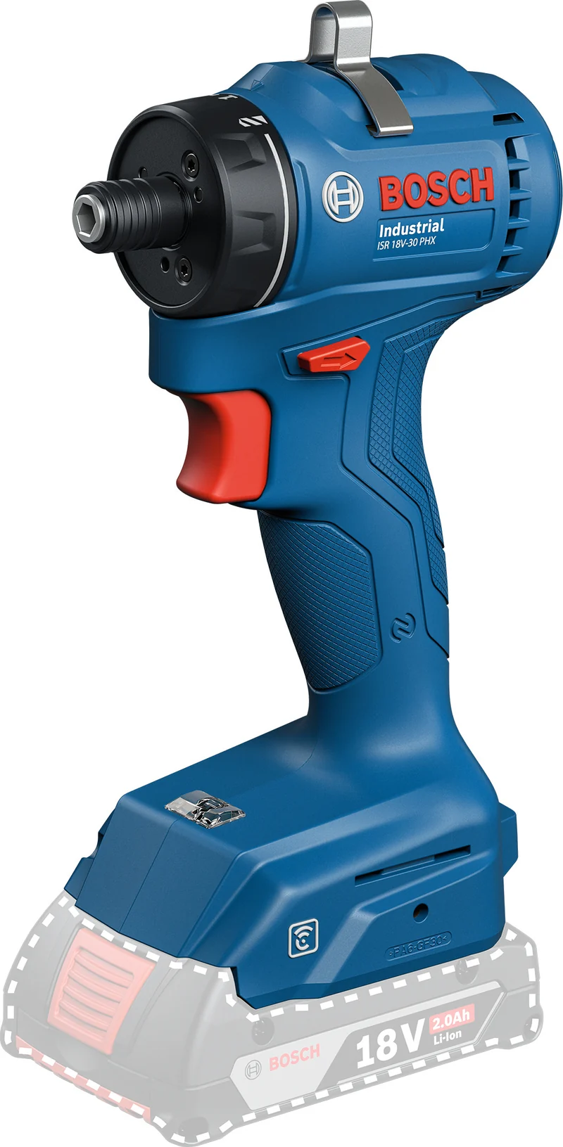 Bosch Professional ISR 18V-30 PHX Akku-Industriebohrschrauber Industrial (30 Nm, ohne Akku/Lader)