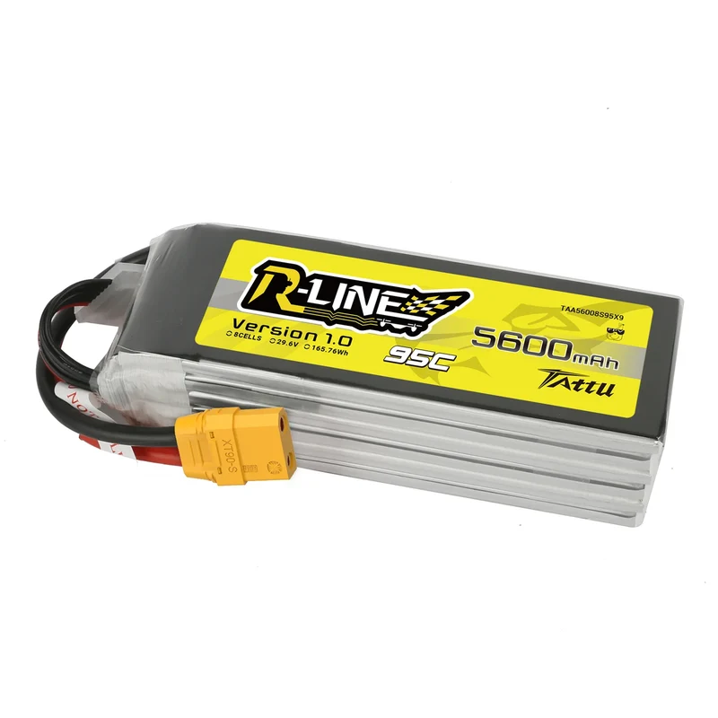Tattu R-Line 5600mAh 29,6V 8S1P 95C 165,76Wh LiPo-Akku mit XT90-S