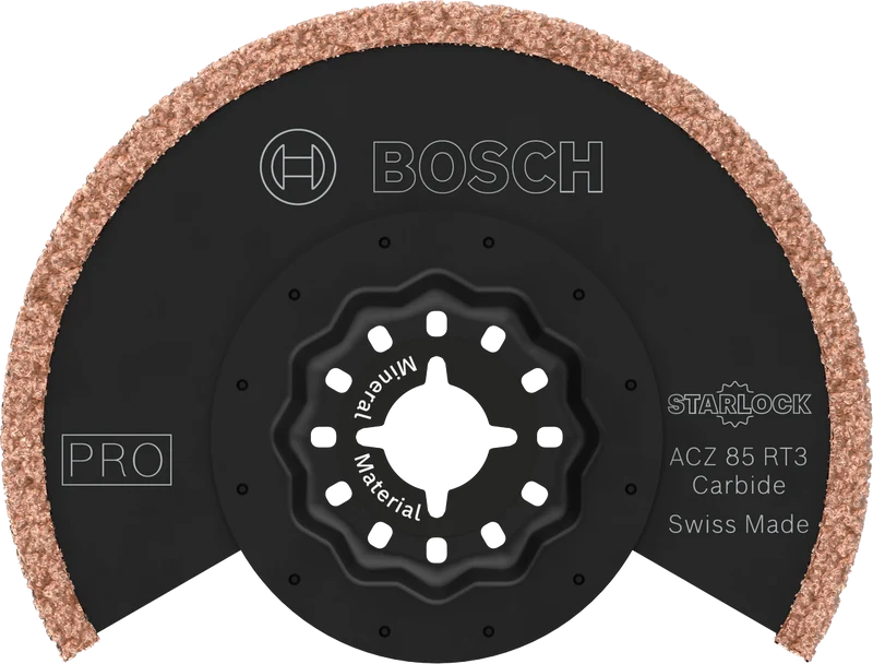 Bosch PRO Segmentsägeblatt ACZ 85 RT3 (Starlock, Carbide-RIFF, für Mörtel, Porenbeton, 85 x 2,5 mm)