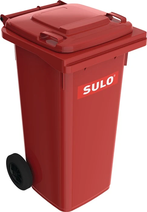 SULO Müllgroßbehälter 120 l HDPE rot 5 Stück ( 9000466119 )