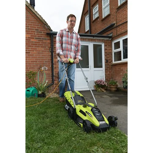 RYOBI RLM13E33S Elektro-Rasenmäher 1300 W 33 cm Schnittbreite