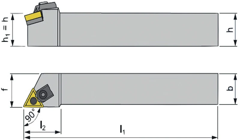 Klemmdrehhalter li.vern.Außen TECWERK