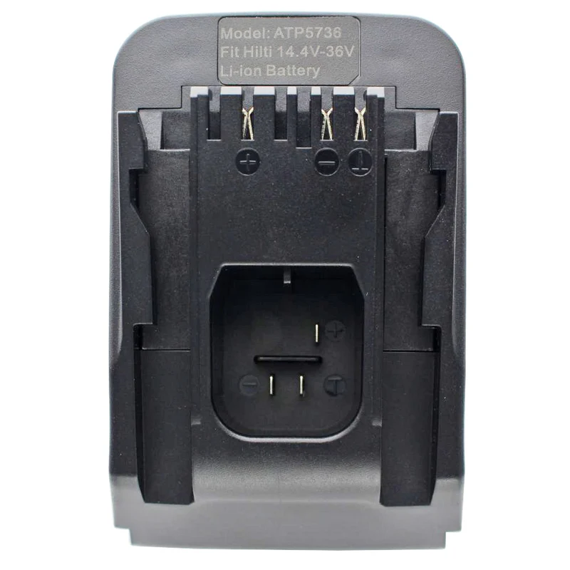 AccuCell Ladeadapter nur passend für den Li-ion Akku Hilti B22/2.6, B22 3.3, B 22/1.6 im Verbund mit unserem 21-36V Universalladegerät Basiseinheit