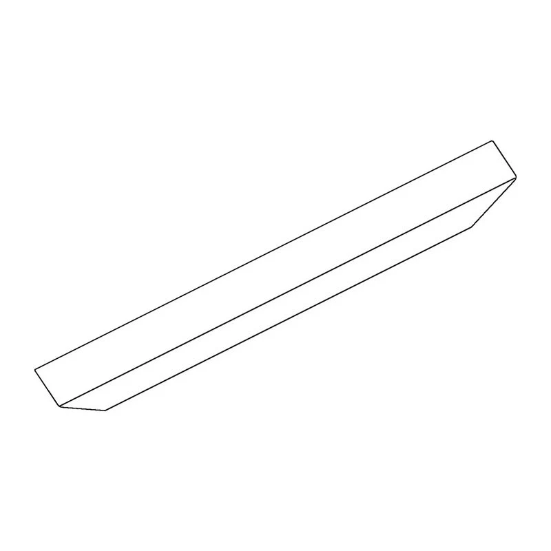 GEZE Abdeckprofil OL 90 silber Länge 2000 mm ( 3360039008 )