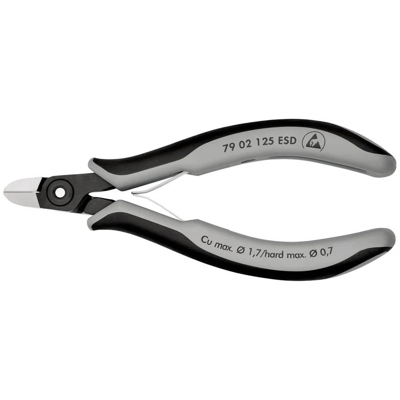 KNIPEX Präzisions-Elektronik-Seitenschneider Länge 125 mm Form 0 ( 4000810829 )