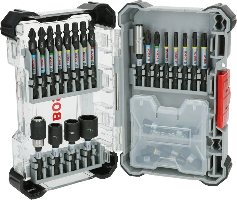 Bosch PRO Impact Schrauberbits Set in Kassette 35 tlg.