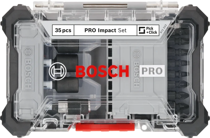 Bosch PRO Impact Schrauberbits Set in Kassette 35 tlg.