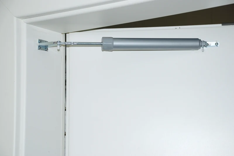 Pneumatischer Türschließer, weiß