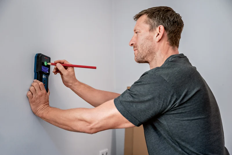 Bosch Ortungsgerät GMS 120-27 (Ortungstiefe max.: 120 mm, Ortet: Metall, Holz, Strom, inkl. Batterien)