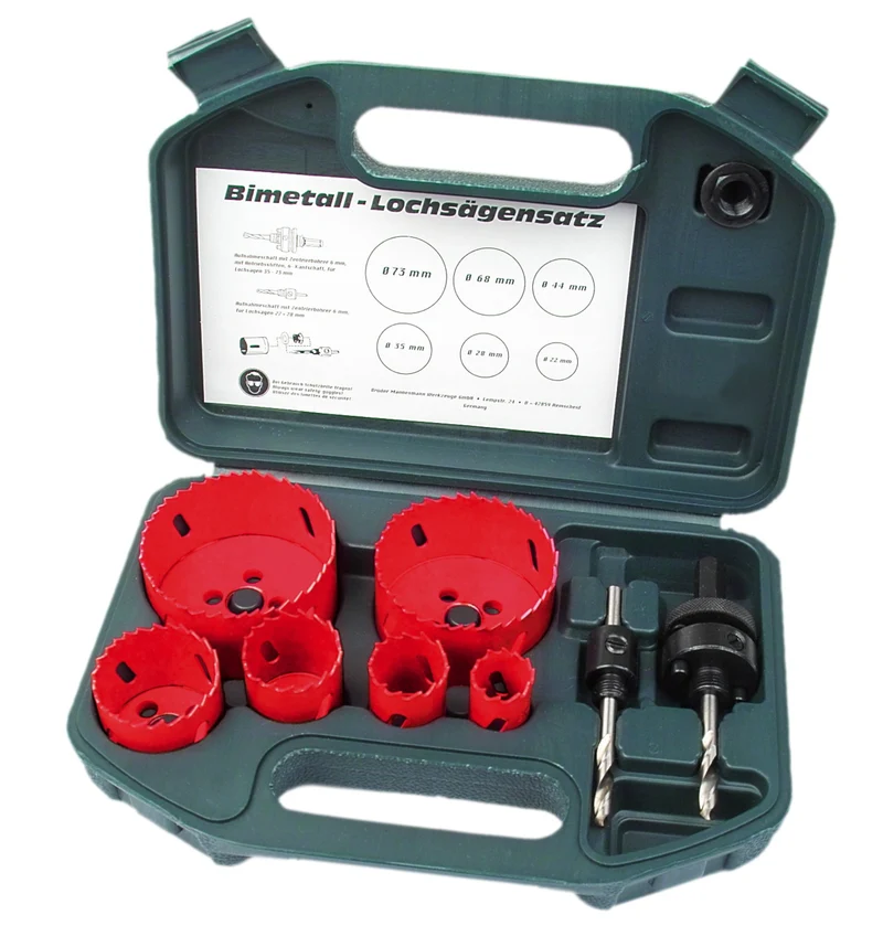 Bimetall-Lochsägensatz 8-tlg.