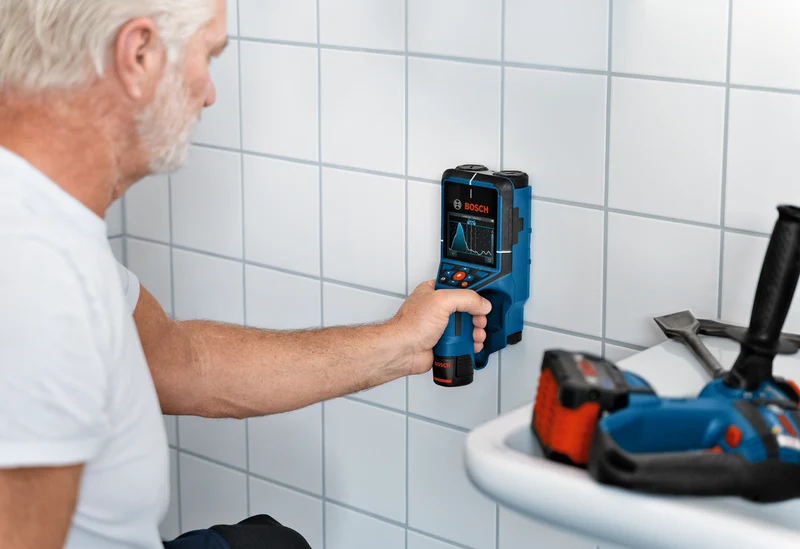 Bosch Professional Wallscanner D-tect 200 C Ortungsgerät ohne Akku/Lader in L-Boxx 136