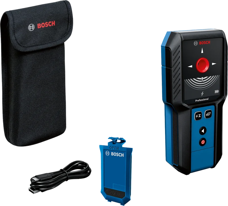 Bosch Professional GMS 120-27 Ortungsgerät mit Akku im Karton