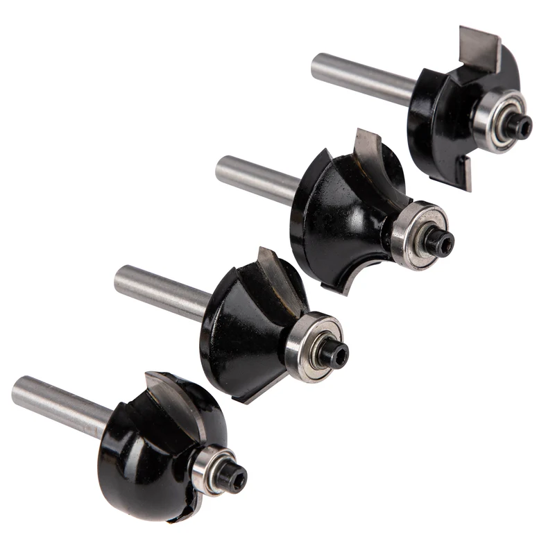 15-tlg. Fräsersatz mit 6 mm Schaft
