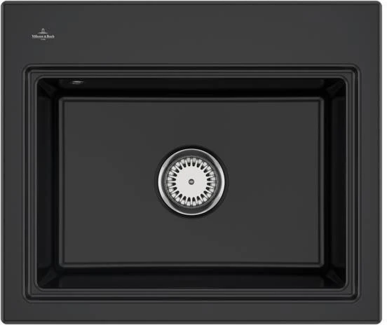 VILLEROY & BOCH SP Subway Style 60 S Flat 6A 600x510 mm IB re Keram. Ebony cplus