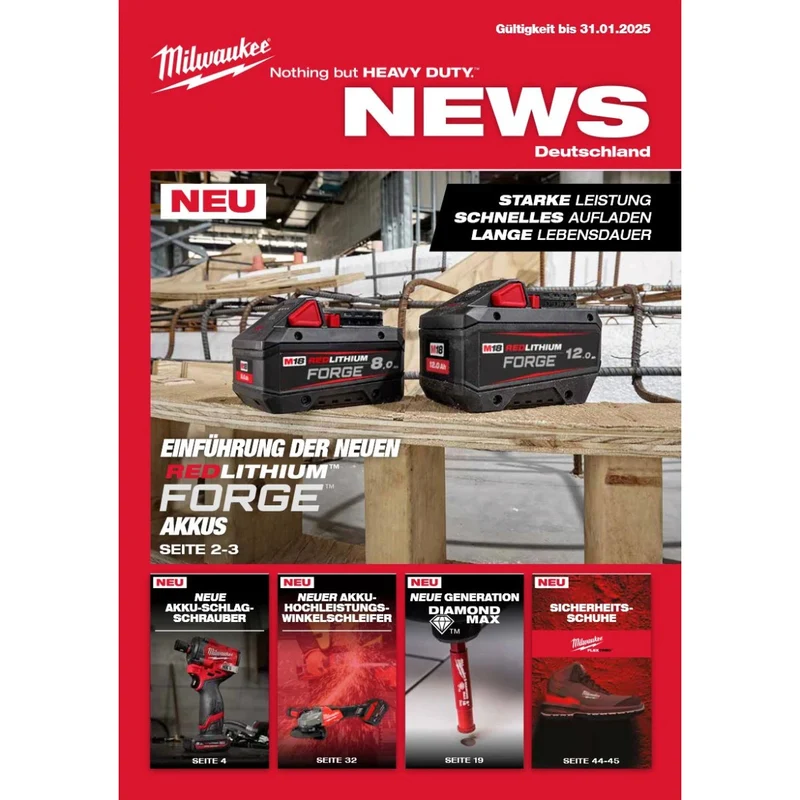 Milwaukee Heavy Duty News 2 Halbjahr 2024 (Nur Download möglich)