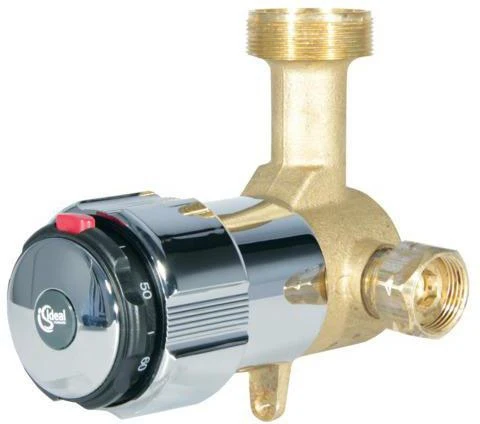 Ideal Standard IS Umbausatz Thermostat Idealmix Chrom – Umrüst-Set für Thermostatarmaturen