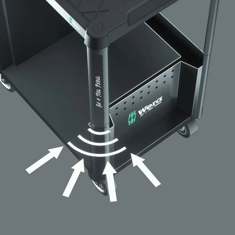 WERA Werkstattwagen 9700 Tool Rebel B785xT709xH1020mm ( 4000872200 )