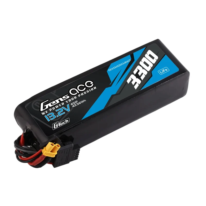 Gens Ace Mini G-Tech 3300mAh 13,2V 4S 20C Li-Fe-Akku mit XT30 für Empfänger