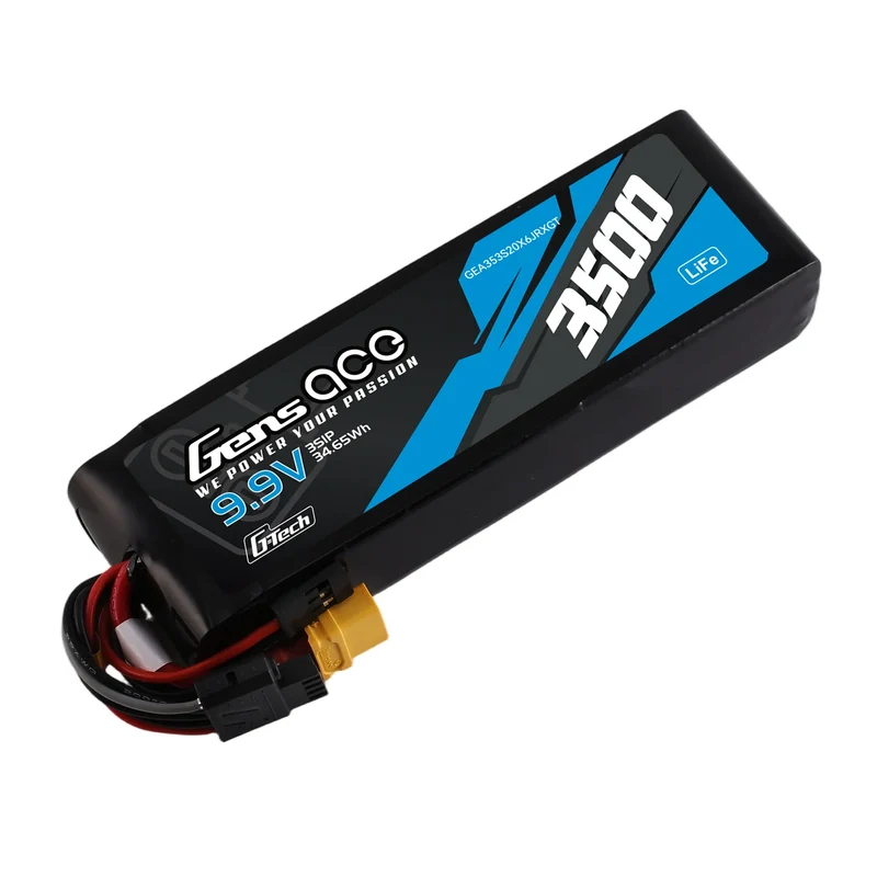Gens Ace Mini G-Tech 3500mAh 9,9V 3S1P 20C Li-Fe Akku für Empfänger