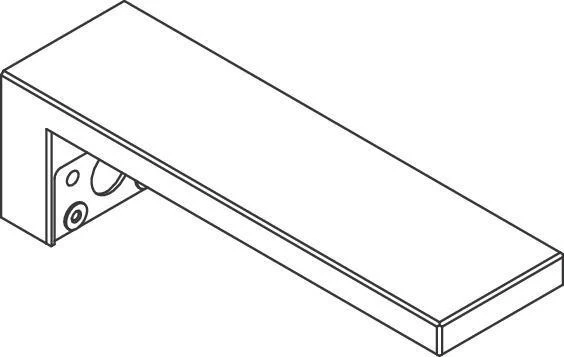 AXOR Auslauf Axor Edge 3-Loch Waschtischmischer Unterputz polished gold optic von Hansgrohe