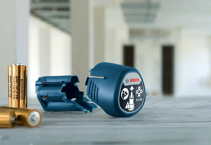 Bosch Batterie-Adapter AA1 für 10,8V & 12V Messgeräte (Betrieb mit 4 x AA Alkaline-Batterien)